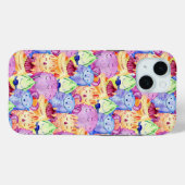 かわいい水彩モンスター Case-Mate iPhoneケース (裏面 (横))