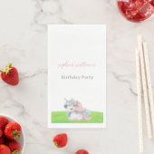 かわいい水彩ユニコーンの誕生日パーティー (インサイチュ)