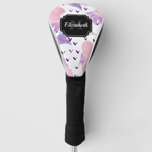 かわいい水彩人魚 ゴルフヘッドカバー (正面)