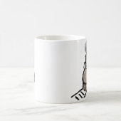かわいい水彩列車のイラスト入りコーヒーマグ コーヒーマグカップ (中央)