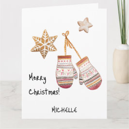 かわいい水彩国素朴イラスト カード