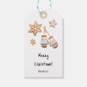 かわいい水彩国素朴イラスト ギフトタグ (正面)