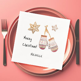 かわいい水彩国素朴イラスト スタンダードカクテルナプキン