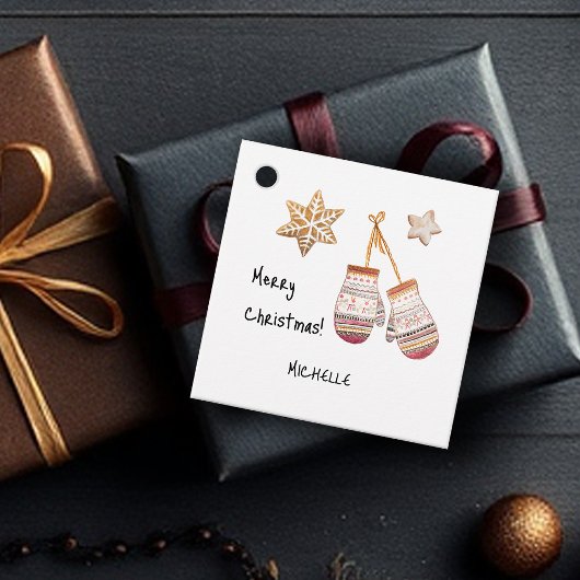 かわいい水彩国素朴イラスト フェイバータグ