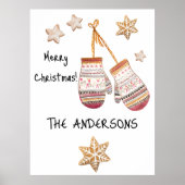 かわいい水彩国素朴イラスト ポスター (正面)