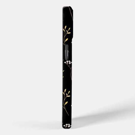 かわいい水彩夏の野草モノグラムの Case-Mate iPhoneケース (裏面 / 右)