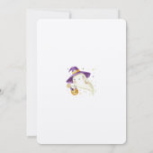 かわいい水彩大人ミニマルハローウィンパーティ 招待状 (裏面)