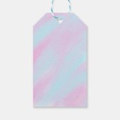 かわいい水彩幽霊(ユニコーン) ギフトタグ (裏面)