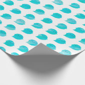 かわいい水彩幽霊(海) ラッピングペーパー (角)