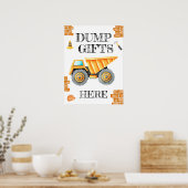 かわいい水彩建築誕生日ポスター ポスター (キッチン)