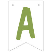 かわいい水彩恐竜の誕生日バンティングバナー バンティングフラッグ (第3の旗)