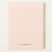 かわいい水彩書体プランナー プランナー手帳 (裏面)