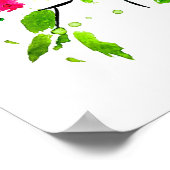 かわいい水彩木少女の部屋ポスター ポスター (角)