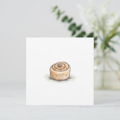 かわいい水彩桂皮転が シーズンカード (スタンド正面)