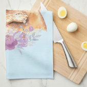 かわいい水彩母獅子&かわいい キッチンタオル (四つ折り)