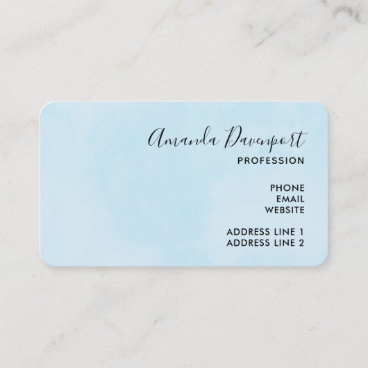 かわいい水彩母獅子&かわいい 名刺 (裏面)