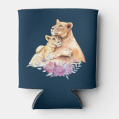 かわいい水彩母獅子&かわいい 缶クーラー (正面)