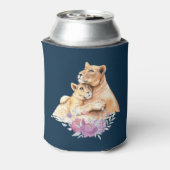 かわいい水彩母獅子&かわいい 缶クーラー (缶裏面)