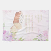 かわいい水彩無地ケーキレシピ キッチンタオル (横)