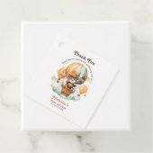 かわいい水彩熊バルーンありがとう フェイバータグ (インサイチュ)