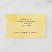 かわいい水彩猫たち|キャットシッター 名刺 (裏面)