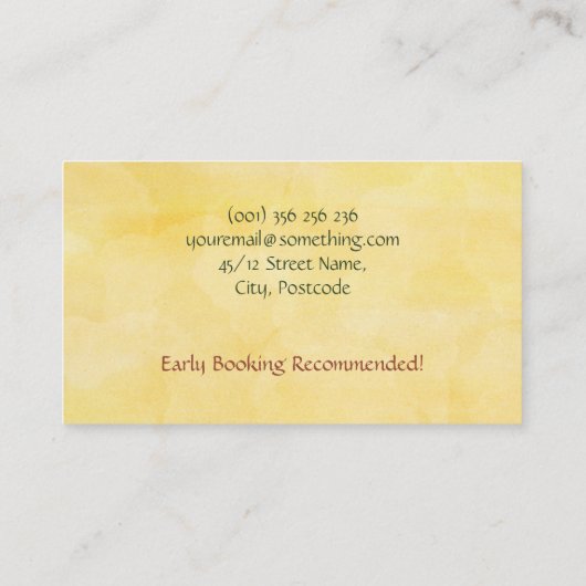 かわいい水彩猫たち|キャットシッター 名刺