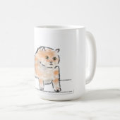 かわいい水彩猫のイラスト コーヒーマグカップ (正面右)