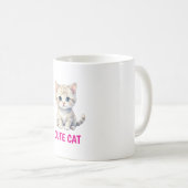 かわいい水彩猫コーヒーマグ コーヒーマグカップ (正面右)