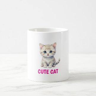 かわいい水彩猫コーヒーマグ コーヒーマグカップ
