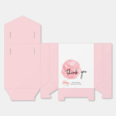 かわいい水彩甘い弓コットンキャンディーベビーシャワー フェイバーボックス (見開き)