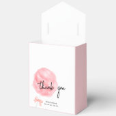 かわいい水彩甘い弓コットンキャンディーベビーシャワー フェイバーボックス (見開き)