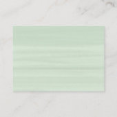 かわいい水彩画のサボテン引越しのお知らせ エンクロージャーカード (裏面)