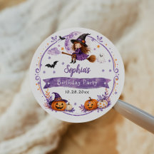 かわいい水彩画のハロウィンお誕生日おめでとう