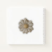 かわいい水彩画の彫像 コラージュ背景 ノートブック (裏面)