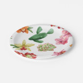 かわいい水彩画の水気が多い手描きのパターン ペーパープレート (アングル)
