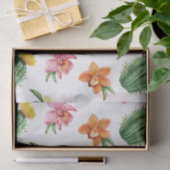 かわいい水彩画の水気が多い手描きのパターン 薄葉紙 (ギフト)