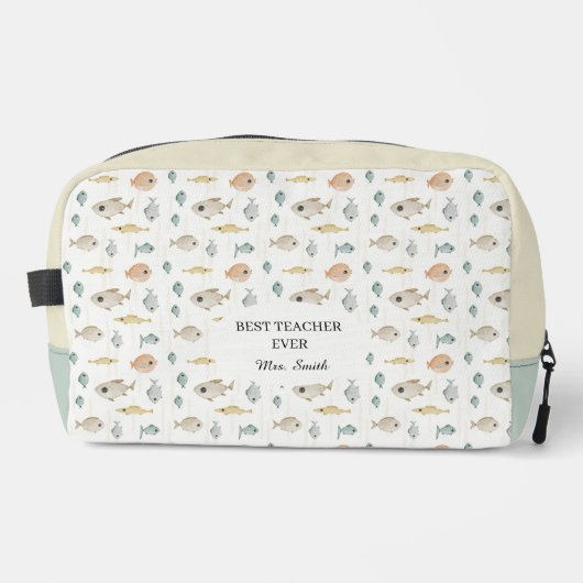 かわいい水彩画の魚のベストティーチャー ドップキット (正面)