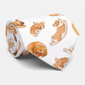 かわいい水彩画は図解入りの、写真付きのなパターンの後をつけます ネクタイ (ロール)