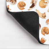 かわいい水彩画は図解入りの、写真付きのなパターンの後をつけます マウスパッド (コーナー)