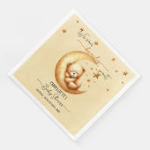 かわいい水彩眠るクマ月の赤ちゃんシャワー (コーナー)