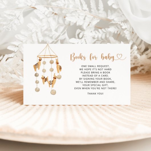 かわいい水彩絵本ベビーチケット エンクロージャーカード