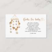 かわいい水彩絵本ベビーチケット エンクロージャーカード (正面)