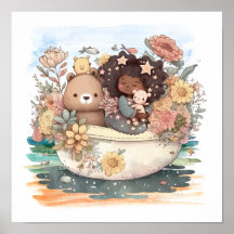 かわいい水彩美人