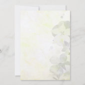 かわいい水彩花リタイアパーティー 招待状 (裏面)