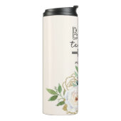 かわいい水彩花最高の先生 タンブラー (回転左)