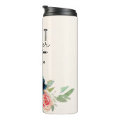 かわいい水彩花最高の先生 タンブラー (回転右)