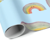 かわいい水彩虹 ラッピングペーパー (ロールコーナー)