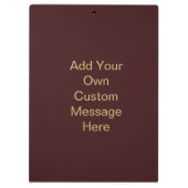 かわいい水彩蝶のモチベーション クリップボード (裏面)