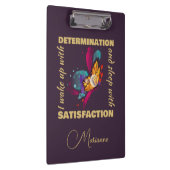 かわいい水彩蝶のモチベーション クリップボード (右)