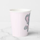 かわいい水彩象ベビー 紙コップ (右)